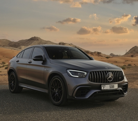 Mercedes Benz AMG GLC 63 Coupe 2021 for rent in دبي